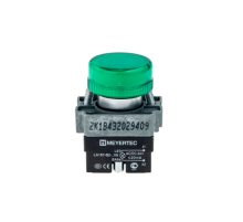 Сигнальная лампа в сборе, зеленый, 24V AC/DC, мет. MTB2-BV613  43345  ОВЕН