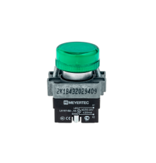 Сигнальная лампа в сборе, зеленый, 24V AC/DC, мет. MTB2-BV613  43345  ОВЕН