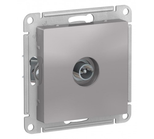AtlasDesign Алюминий Розетка антенная одиночная TV коннектор, механизм  ATN000393  SE