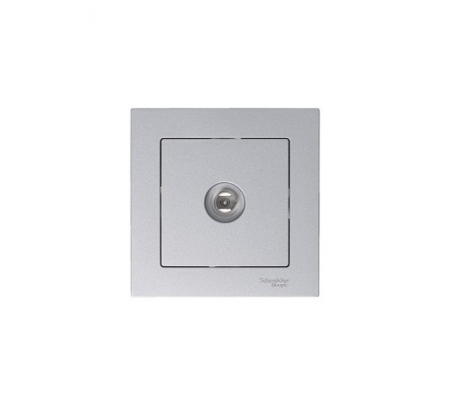 AtlasDesign Алюминий Розетка антенная одиночная TV коннектор, механизм  ATN000393  SE