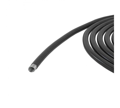 Металлорукав DN 20мм в гладкой ПВХ изоляции, Dвн 20,5 мм, Dнар 27,0,IP66, 50 м, цвет чёрный  6070R-22N  DKC