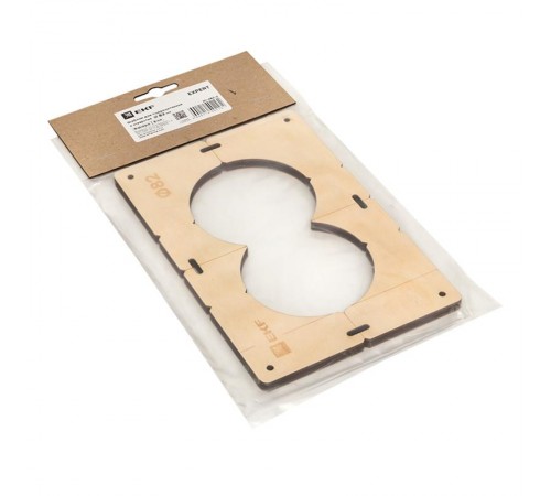 Шаблон для подрозетников c 2 отв. диам. 82 мм EKF Expert  sh-d82-2  EKF