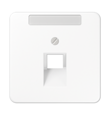 Крышка для ординарной телефонной и компютерной розетки  UAE; белая  CD569-1NAUAWW  Jung