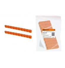 Маркер наборный - символ "3" оранжевый 4 мм2 (100 шт.)   SQ0534-0034  TDM