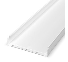 Лоток неперфорированный Стандарт 400х80х3000 (1,0 мм) RAL 9003 (6 м/уп)  PR16.10312  Промрукав