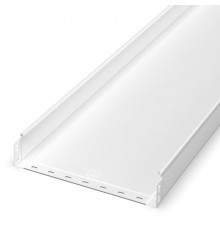 Лоток неперфорированный Стандарт 400х80х3000 (1,0 мм) RAL 9003 (6 м/уп)  PR16.10312  Промрукав