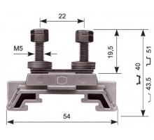 Клемма HD16/14.FF5.21 2шпильки  1SNA162991R1400  TE