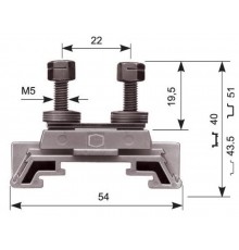 Клемма HD16/14.FF5.21 2шпильки  1SNA162991R1400  TE