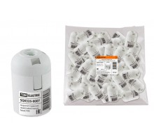 Патрон подвесной термостойкий пластик Е27 белый  SQ0335-0007  TDM