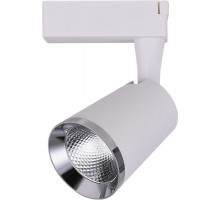 Светильник светодиодный трековый однофазный AL111, 20W, 1800 Lm, 4000К, 35 градусов, белый c хром рамкой  32449  FERON