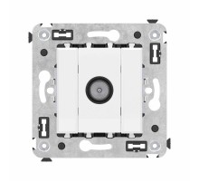 Розетка TV оконечная в стену, "Avanti", "Белое облако"  4400523  DKC