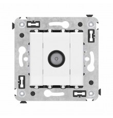 Розетка TV оконечная в стену, "Avanti", "Белое облако"  4400523  DKC