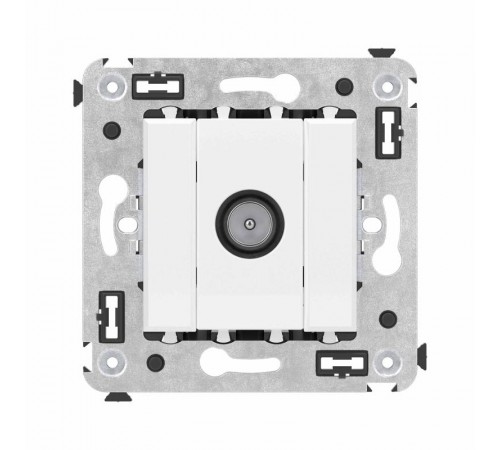 Розетка TV оконечная в стену, "Avanti", "Белое облако"  4400523  DKC