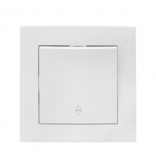 Валенсия выключатель 1-кл. 10А белый проходной EKF PROxima   EWV10-025-10   EKF