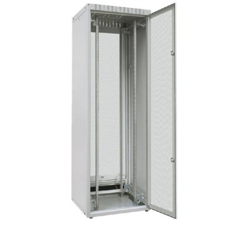 Шкаф напольный WZ-ECOD-33U6060-IIAA-01-0000-011 19",ECO-LINE,33U,1588х600х600мм,пер.и зад.стал.перф.дв.30%,сер.(RAL 7035)разобр. 376716  Zpas