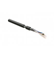 RS-SF-3x2x22/7-PVC-BK (500 м) Кабель интерфейса RS-485, экранир. SF/UTP, 3 пары 24 AWG, 3х2х0,61 мм, многопроволоч. жилы7х0.20 мм 444099  Hyperline