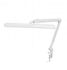 Лампа настольная бестеневая на струбцине ECO light, 324 SMD LED с диммером, теплый/холодный цвет свечения, белая  31-0410  Rexant