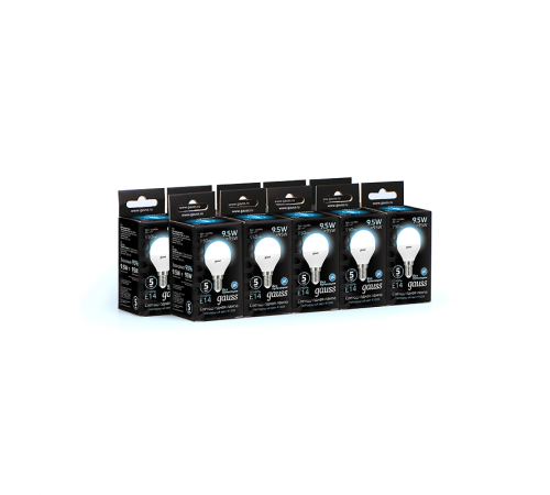 Лампа светодиодная LED 9.5Вт E14 220В 4100К Globe  105101210  Gauss