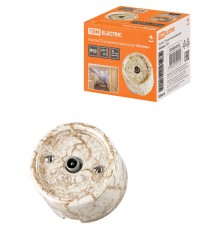 Розетка TV оконечная мраморная "Болонь"  SQ1820-0153  TDM