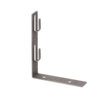 Держатель угловой под черепицу для прута 6-10 мм, 2 стал. крюка, основание 100 мм, гор. цинк.   SQ2402-3196  TDM