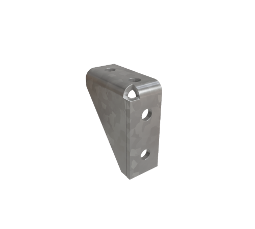 Угловой соединитель усиленный (4 отверстия) s:6 мм HD  USGS4-6 HD  КМ - профиль