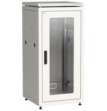 Шкаф сетевой 19" LINEA N 28U 600х800 мм стеклянная передняя дверь серый  LN35-28U68-G  ITK