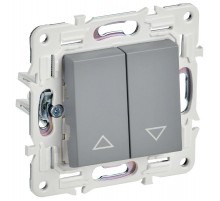 SKANDY Выключатель жалюзи 10А SK-V12Gr серый  SK-V15-0-10-K03  IEK