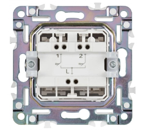SKANDY Выключатель жалюзи 10А SK-V12Gr серый  SK-V15-0-10-K03  IEK