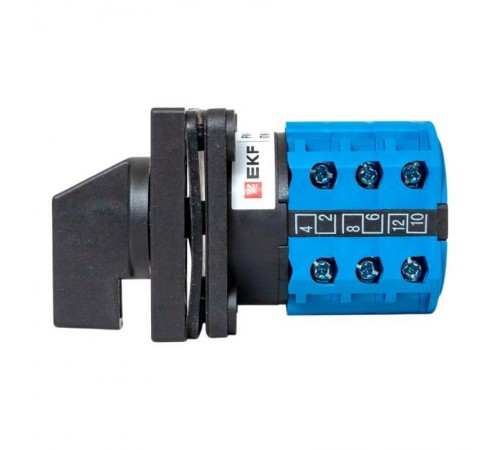 Переключатель кулачковый ПК-1-43 10А 3P "1-0-2" IP65  pk-1-43-10-65  EKF
