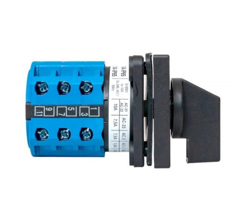 Переключатель кулачковый ПК-1-43 10А 3P "1-0-2" IP65  pk-1-43-10-65  EKF