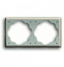 Рамка 2-постовая серия impuls цвет шампань-металлик  1754-0-2528   2CKA001754A2528  ABB