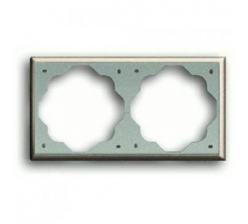 Рамка 2-постовая серия impuls цвет шампань-металлик  1754-0-2528   2CKA001754A2528  ABB