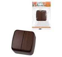 Выключатель 2-кл. открытой установки IP20 10А, венге "Дача" Народная  SQ1824-0042  TDM