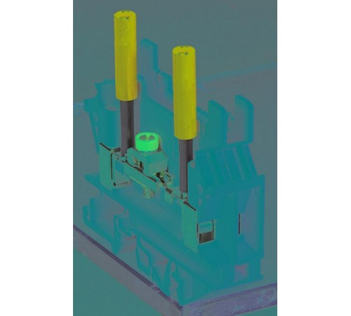 Гнездовой вывод Viking 3 - под измерительный щуп диаметром 4 мм - для винтовых клемм - с разъединителем  037577  Legrand