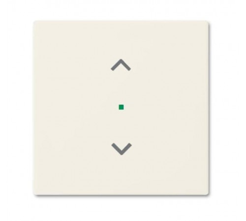 SRB-1-96 Клавиша одинарная free@home, жалюзи, Basic 55, цвет chalet-white  6220-0-0705   2CKA006220A0705  ABB