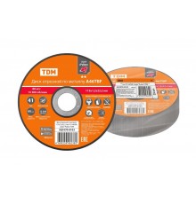 Диск отрезной по металлу, 115х1,2х22,2, тип 41, A46TBF, серия "Рубин",  SQ1070-0103  TDM