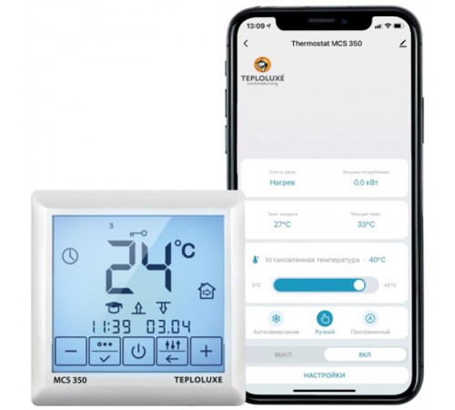 Терморегулятор MCS 350 Tuya  100035900600  Теплолюкс