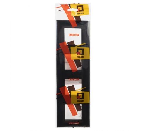 Рамка ARTLEBEDEV "Черный квадрат" "Avanti", 8 мод.  4402908  DKC