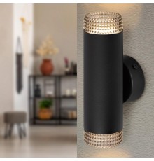 Светильник настенный  WL50 BK/BK 2*GU10 2*12Вт IP20 черный  Б0061193  ЭРА