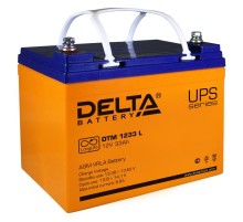 Акумуляторная батарея UPS серии DTM 1233 I  12В/33Ач  DTM 1233 I  DELTA