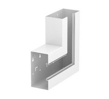 Плоский угол кабельного канала Rapid 80 90x170 мм (сталь,светло-серый) (GS-SFS90170LGR)  6277722  OBO Bettermann