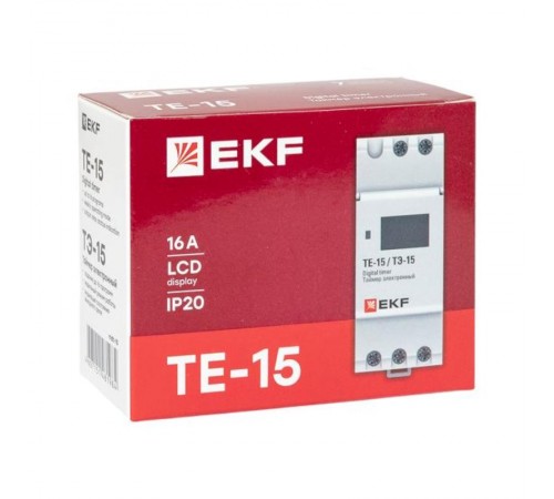 Таймер электронный ТЭ-15 EKF PROxima  mdt-15  EKF