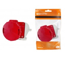 Розетка 134 стационарная 3Р+РЕ 63А 380В IP54   SQ0602-0007  TDM