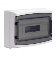 Щиток настенный с дверцей 18 мод.,IP65, серый, с клеммным блоком 63А  RB18W6TGD  DKC
