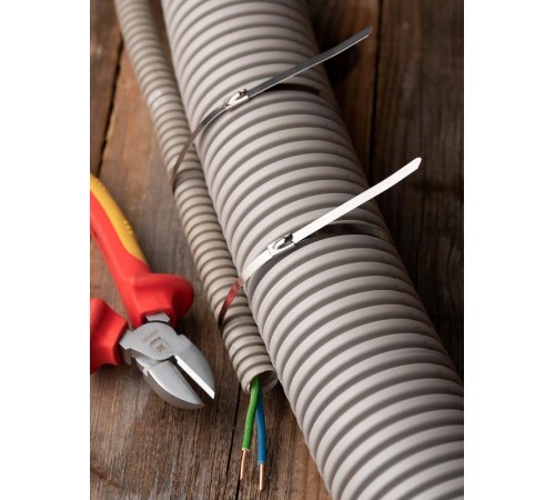 Хомут AISI 304 из нержавеющей стали, 7.9x840 (100 шт.) FlexLock PROximaplc-fl-tss-304-7.9x840EKF