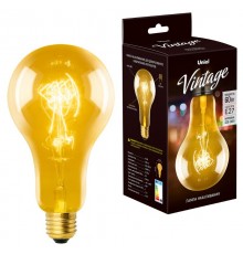 Лампа накаливания ЛОН Vintage IL-V-A95-60/GOLDEN/E27 SW01 "груша". нити SW  UL-00000477  Uniel
