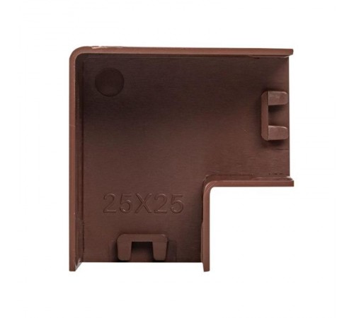 Поворот 90 гр. (25х25) (4 шт) Plast EKF PROxima  под темное деревоabd-25-25x4EKF