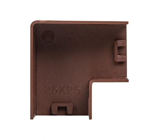 Поворот 90 гр. (25х25) (4 шт) Plast EKF PROxima  под темное деревоabd-25-25x4EKF