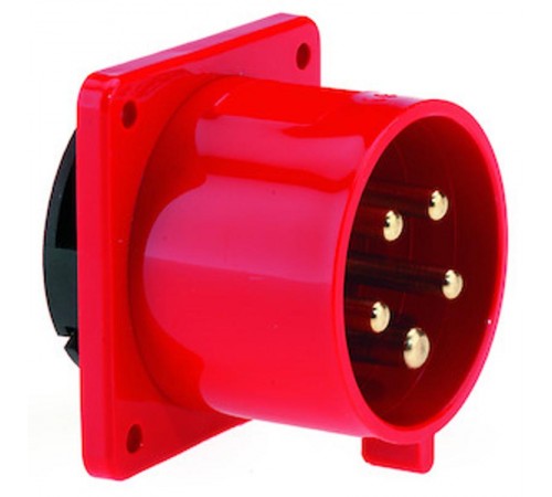 Вилка встраиваемая 16А 5р(3р+N+PЕ) 400В 6h IP44 2814* I 2814-Bals I Bals