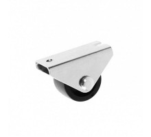 Ролик выкатной неповоротный C.2, D30мм, пластик - накл.   151193  Tech-KREP